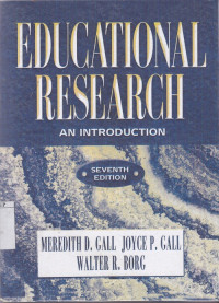 Image of Educational reserach: an introduction