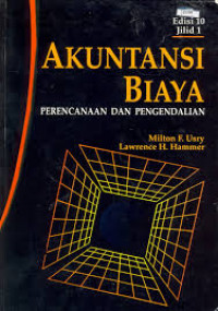 Image of Akuntansi biaya : perencanaan dan pengendalian